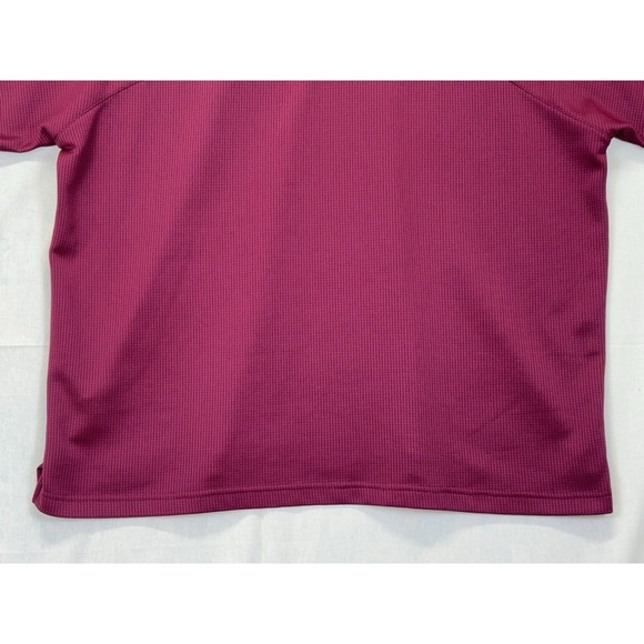 Starter Texas A&M Aggies Polo Shirt Mens XL Maroon Short Sleeve Textured Logo - Picture 15 of 16